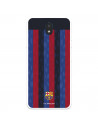 Funda para LG K30 del FC Barcelona Fondo Rayas Verticales  - Licencia Oficial FC Barcelona