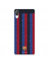 Funda para Sony Xperia L3 del FC Barcelona Fondo Rayas Verticales  - Licencia Oficial FC Barcelona