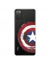 Funda para TCL 20Y Oficial de Marvel Capitán América Escudo Transparente - Marvel