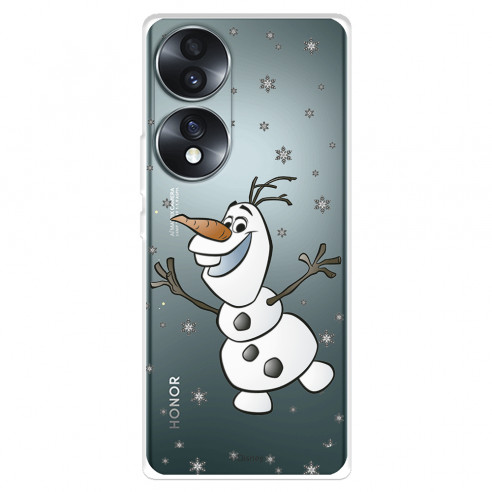 Coque pour Honor 70 Officielle de Disney Olaf Transparente - La Reine des Neiges