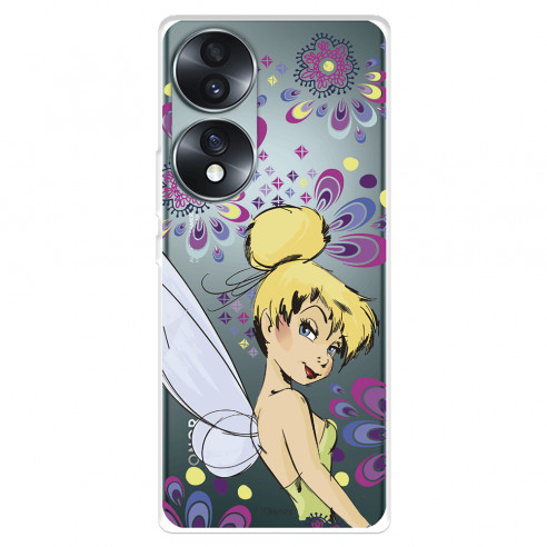 Coque pour Honor 70 Officielle de Disney La fée Clochette Fleurs - Peter Pan