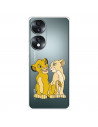 Coque pour Honor 70 Officielle de Disney Simba et Nala Silhouette - Le Roi Lion