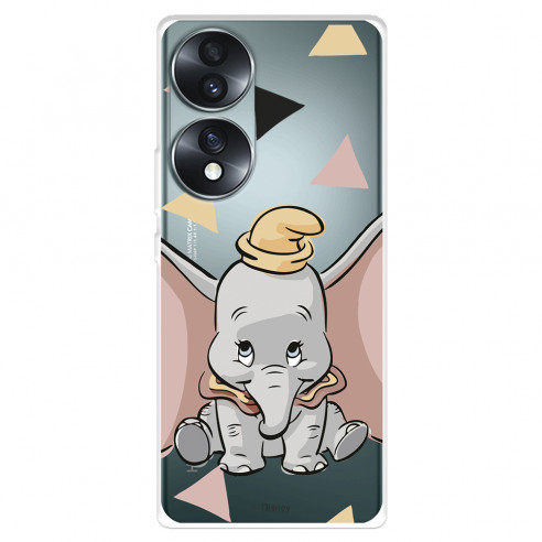 Coque pour Honor 70 Officielle de Disney Dumbo Silhouette Transparente - Dumbo