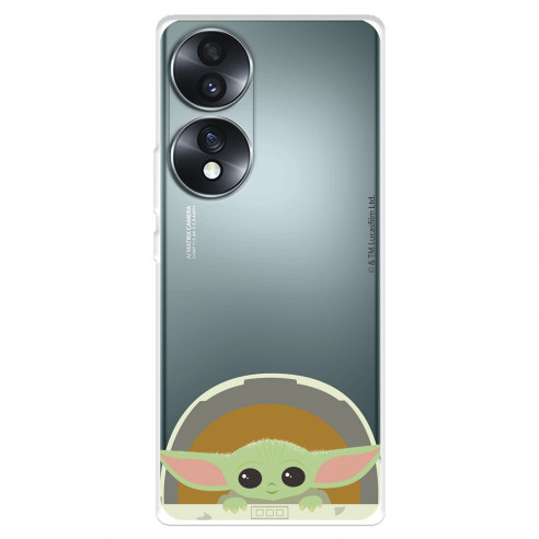 Coque pour Honor 70 Officielle de Star Wars Baby Yoda Sourires - The Mandalorian