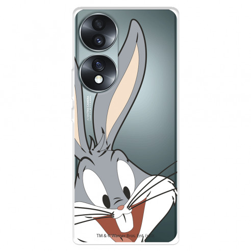 Coque pour Honor 70 Officielle de Warner Bros Bugs Bunny Silhouette Transparente - Looney Tunes