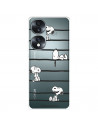 Coque pour Honor 70 Officielle de Peanuts Snoopy Lignes - Snoopy