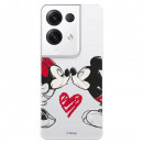 Funda para Oppo Reno 8 Pro Oficial de Disney Mickey y Minnie Beso - Clásicos Disney