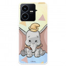 Funda para Vivo Y22S Oficial de Disney Dumbo Silueta Transparente - Dumbo