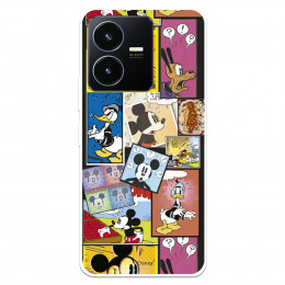 Funda para Vivo Y35 Oficial de Disney Mickey Comic - Clásicos Disney