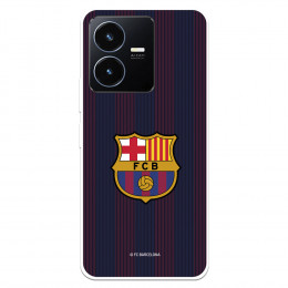 Funda para Vivo Y35 del FC Barcelona Rayas Blaugrana  - Licencia Oficial FC Barcelona