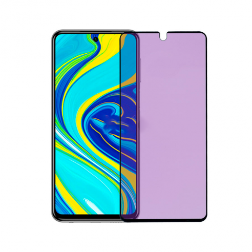 Verre Trempé Complet Anti Blue-Ray pour Xiaomi Redmi Note 9S