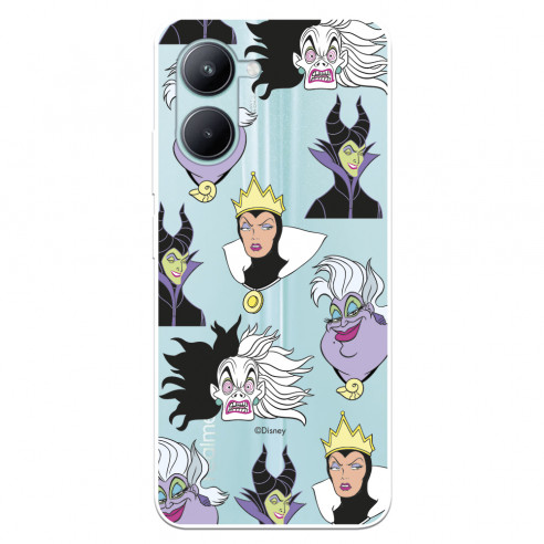 Funda para Realme C33 Oficial de Disney Villanas Patrón - Villanas Disney