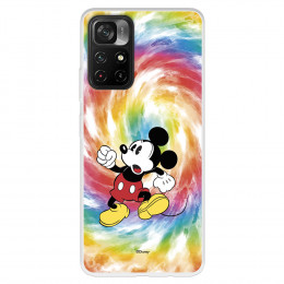 Funda para Xiaomi Redmi Note 11S 5G Oficial de Disney Mickey Mickey Tye Die - Clásicos Disney