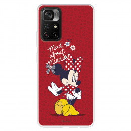 Funda para Xiaomi Redmi Note 11S 5G Oficial de Disney Minnie Mad About - Clásicos Disney