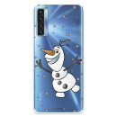 Funda para TCL 20L Oficial de Disney Olaf Transparente - Frozen