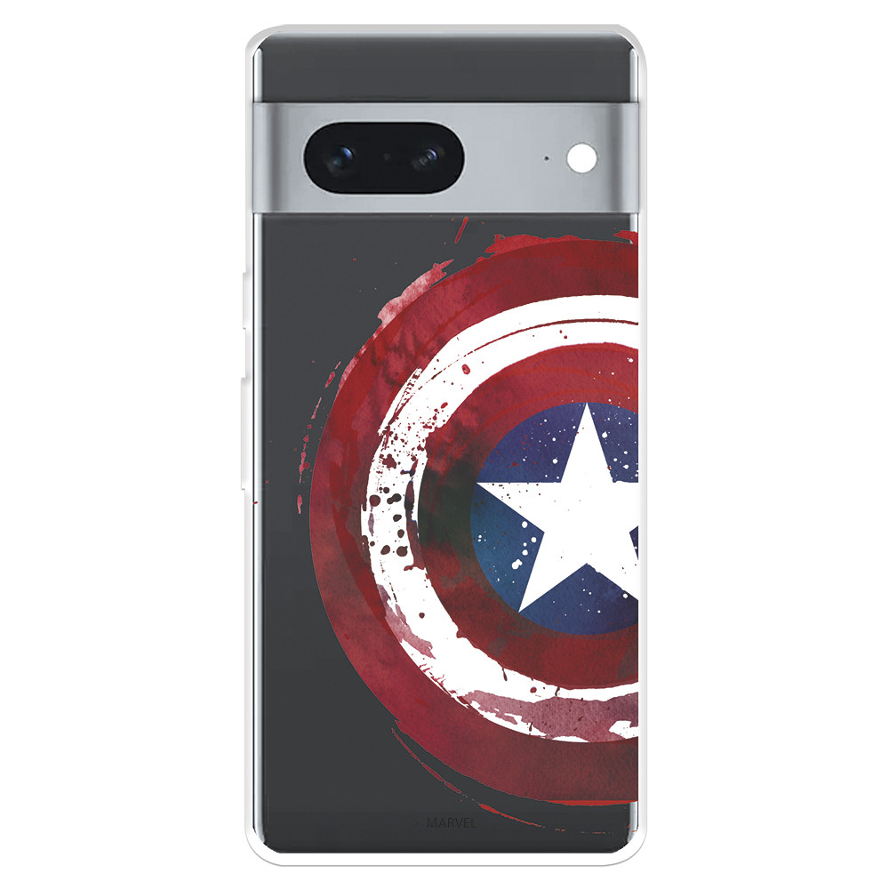 Funda para Oppo A79 5G Oficial de Marvel Capitán América Escudo  Transparente - Marvel