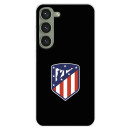 Funda para Samsung Galaxy S23+ del Atlético de Madrid Escudo Fondo Negro  - Licencia Oficial Atlético de Madrid