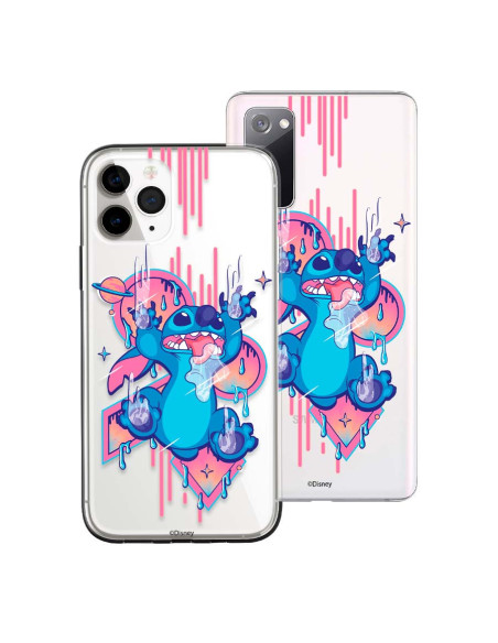 Coque pour Xiaomi Redmi Note 7 Officielle de Disney Stitch Graffiti - Lilo  & Stitch