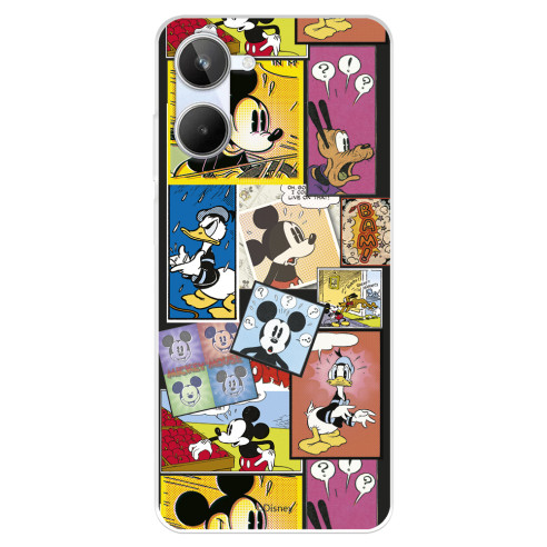 Funda para Realme 10 Oficial de Disney Mickey Comic - Clásicos Disney