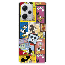Funda para Xiaomi Redmi Note 12 5G Oficial de Disney Mickey Comic - Clásicos Disney
