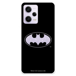 Funda para Xiaomi Redmi Note 12 Pro 5G Oficial de DC Comics Batman Logo Transparente - DC Comics