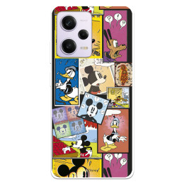 Funda para Xiaomi Redmi Note 12 Pro 5G Oficial de Disney Mickey Comic - Clásicos Disney