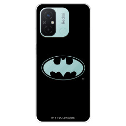 Funda para Xiaomi Redmi 12C Oficial de DC Comics Batman Logo Transparente - DC Comics