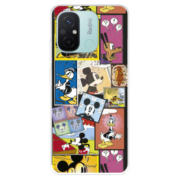 Funda para Xiaomi Redmi 12C Oficial de Disney Mickey Comic - Clásicos Disney