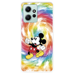 Funda para Xiaomi Redmi Note 12 4G Oficial de Disney Mickey Mickey Tye Die - Clásicos Disney
