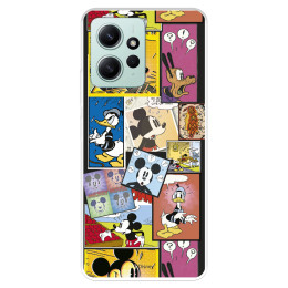 Funda para Xiaomi Redmi Note 12 4G Oficial de Disney Mickey Comic - Clásicos Disney