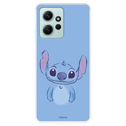 Funda para Xiaomi Redmi Note 12 4G Oficial de Disney Stitch Azul - Lilo & Stitch