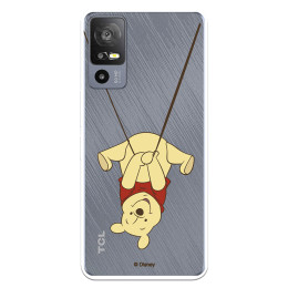 Funda para TCL 40R 5G Oficial de Disney Winnie  Columpio - Winnie The Pooh