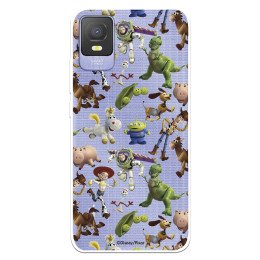 Funda para TCL 403 Oficial de Disney Muñecos Toy Story Siluetas - Toy Story