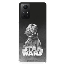 Funda para Xiaomi Redmi Note 12S Oficial de Star Wars Darth Vader Fondo negro - Star Wars