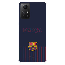 Funda para Xiaomi Redmi Note 12S del FC Barcelona Barsa Fondo Azul  - Licencia Oficial FC Barcelona
