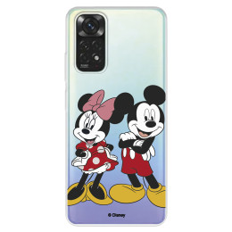 Funda para Xiaomi Redmi Note 12 Pro Oficial de Disney Mickey y Minnie Posando - Clásicos Disney
