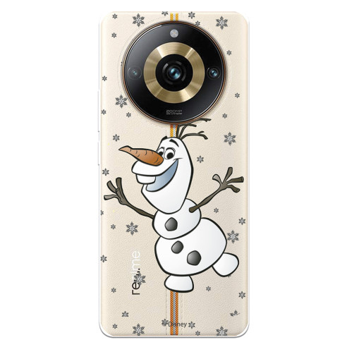 Funda para Realme 11 Pro Plus Oficial de Disney Olaf Transparente - Frozen