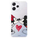Funda para Xiaomi Redmi 12 Oficial de Disney Mickey y Minnie Beso - Clásicos Disney