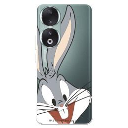 Funda para Honor 90 Oficial de Warner Bros Bugs Bunny Silueta Transparente - Looney Tunes