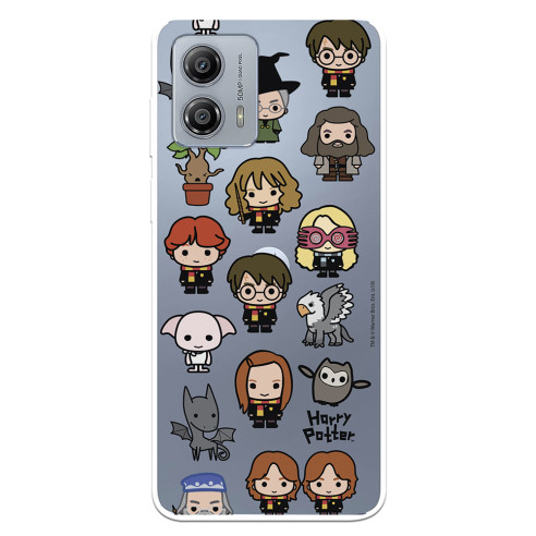 Funda para Motorola Moto G53 5G Oficial de Harry Potter Personajes Iconos - Harry Potter