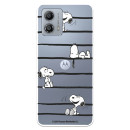 Funda para Motorola Moto G53 5G Oficial de Peanuts Snoopy rayas - Snoopy