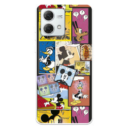 Funda para Motorola Moto G84 5G Oficial de Disney Mickey Comic - Clásicos Disney