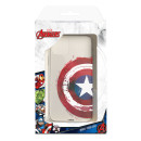 Funda para Motorola Moto G84 5G Oficial de Marvel Capitán América Escudo Transparente - Marvel