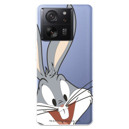 Funda para Xiaomi 13T Pro Oficial de Warner Bros Bugs Bunny Silueta Transparente - Looney Tunes