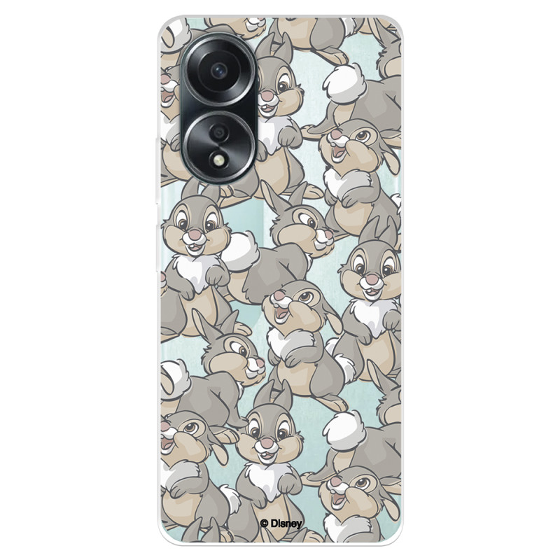 Funda para Oppo A58 4G Oficial de Disney Tambor Patrones - Bambi