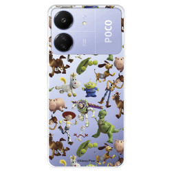 Funda para Xiaomi Poco C65 Oficial de Disney Muñecos Toy Story Siluetas - Toy Story
