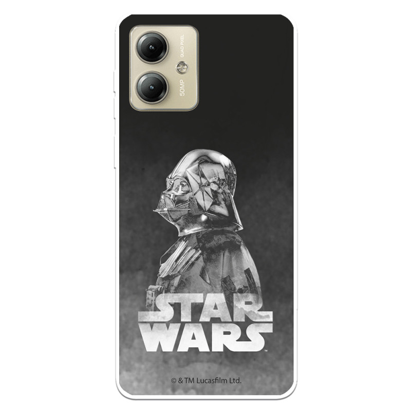 Funda para Motorola Edge 40 Neo Oficial de Star Wars Darth Vader Fondo negro - Star Wars