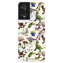 Funda para TCL 40 NXTPAPER Oficial de Disney Muñecos Toy Story Siluetas - Toy Story