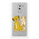 Carcasa Oficial Disney Simba y Nala transparente para Huawei Honor 6X - El Rey León- La Casa de las Carcasas