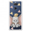 Carcasa Oficial Disney Dumbo silueta transparente para Sony Xperia 10 - Dumbo- La Casa de las Carcasas